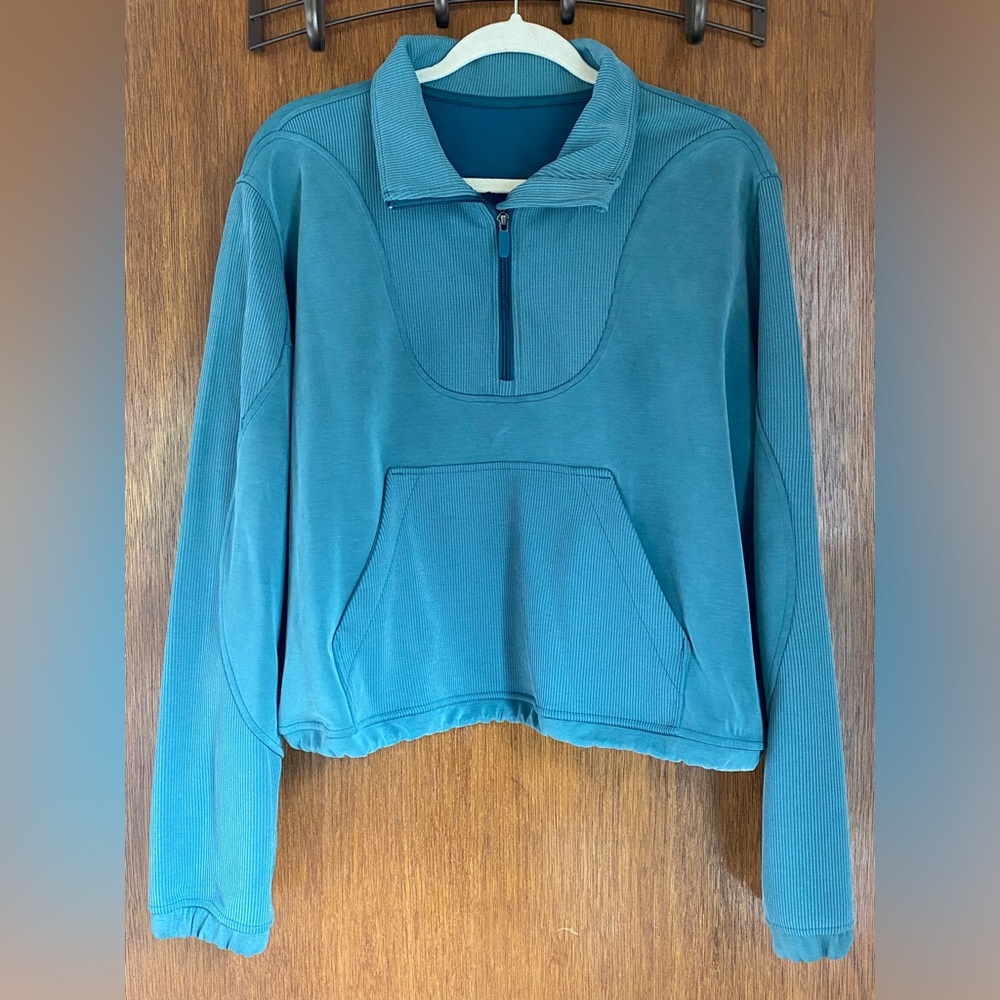 Lululemon Brushed Softstreme Ribbed Half Zip